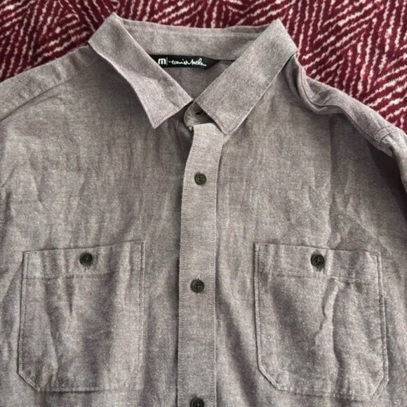 Travis Mathew Medium Purple Shirt Long Sleeve - Picture 6 of 10